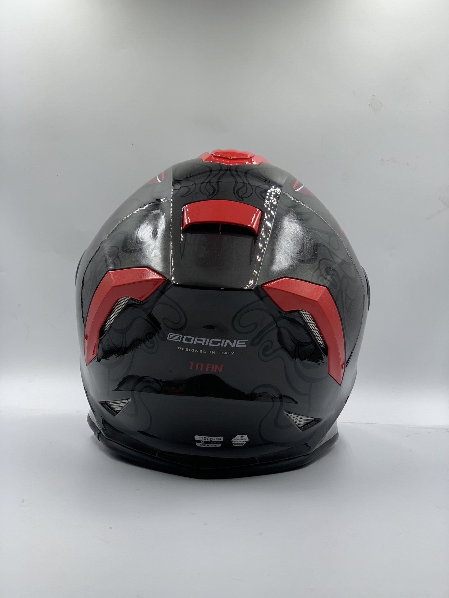 ORIGINE DINAMO Full Face Helmet Titan Red/Black