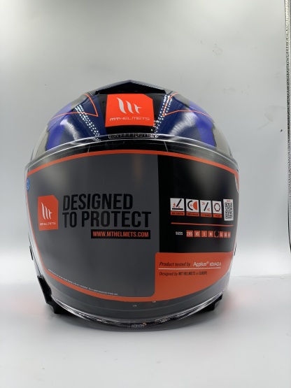 MT Helmet Thunder 3 SV Jet Garzo 2021 A7 Gloss Blue Open Face
