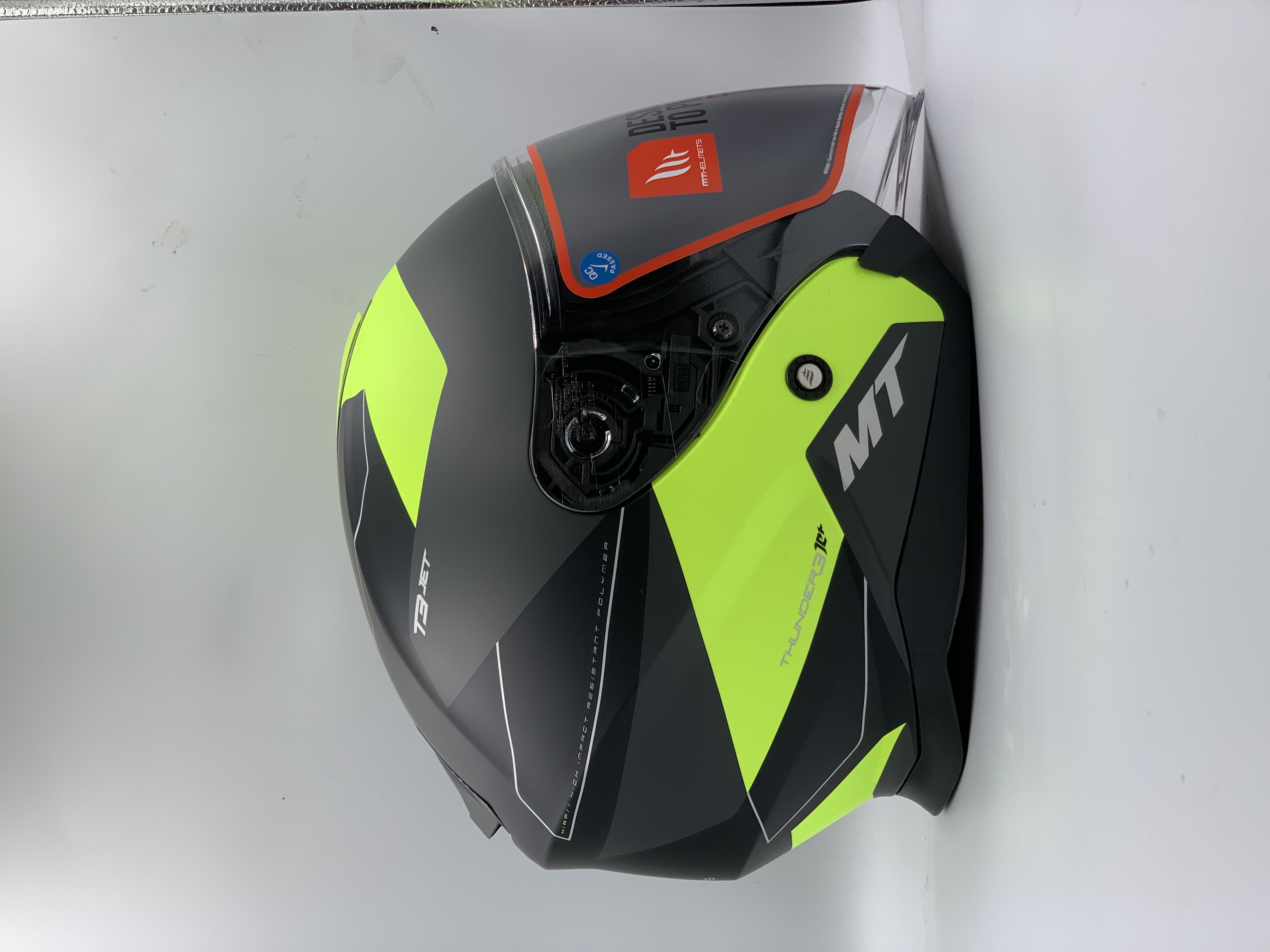 MT Helmet SV Jet Cooper A3 Matt Flour Yellow Open Face