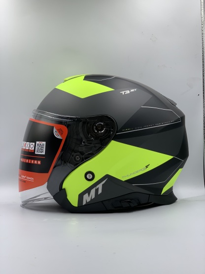 MT Helmet SV Jet Cooper A3 Matt Flour Yellow Open Face