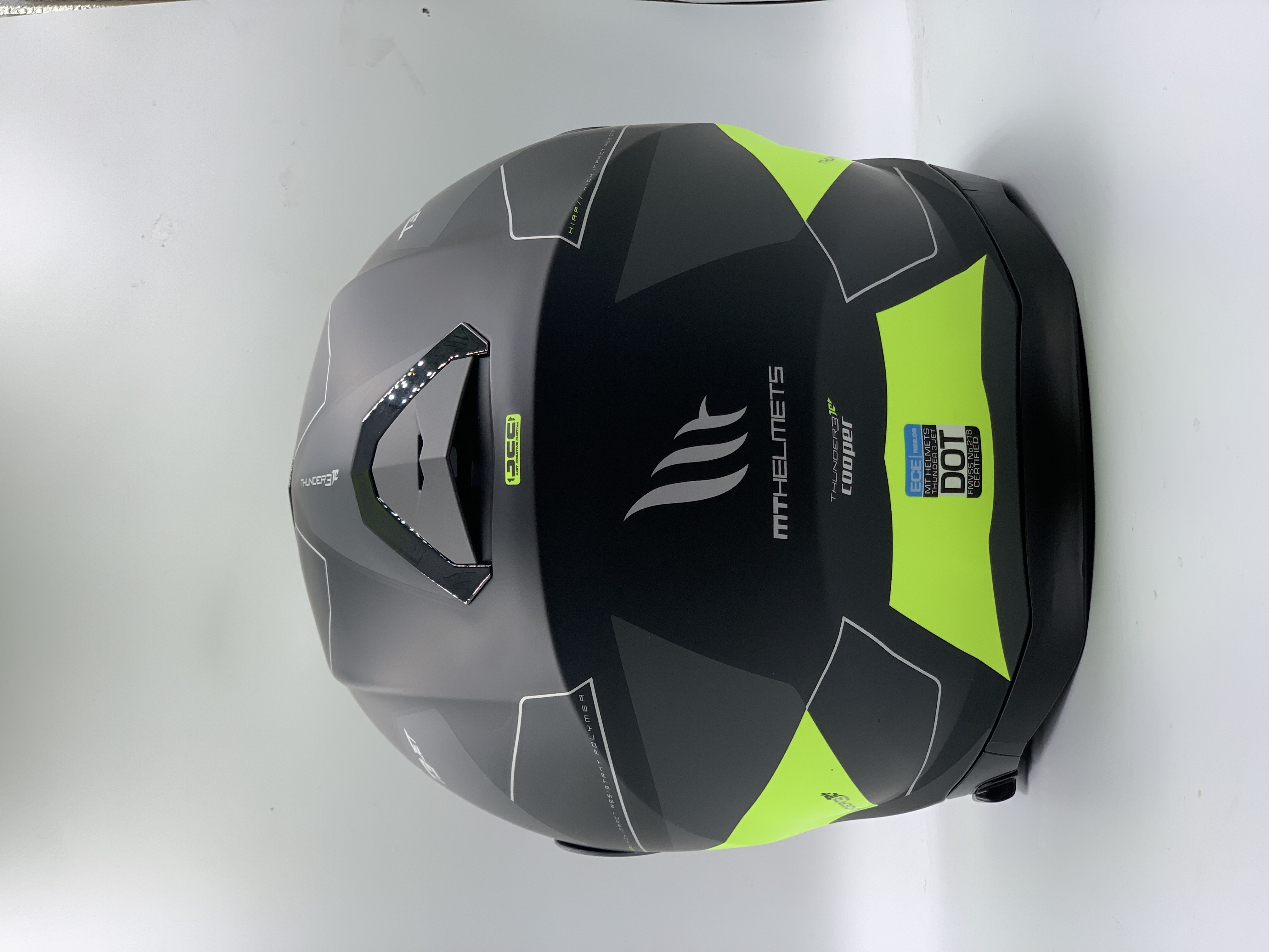 MT Helmet SV Jet Cooper A3 Matt Flour Yellow Open Face