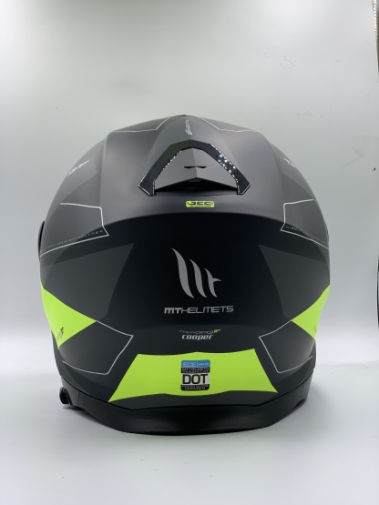 MT Helmet SV Jet Cooper A3 Matt Flour Yellow Open Face