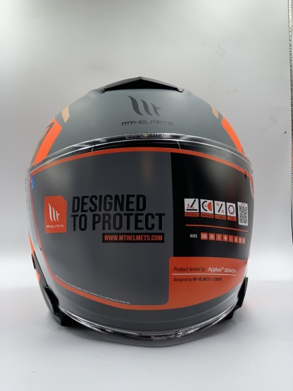 MT Helmet SV Jet Silton C4 Matt Flour Orange