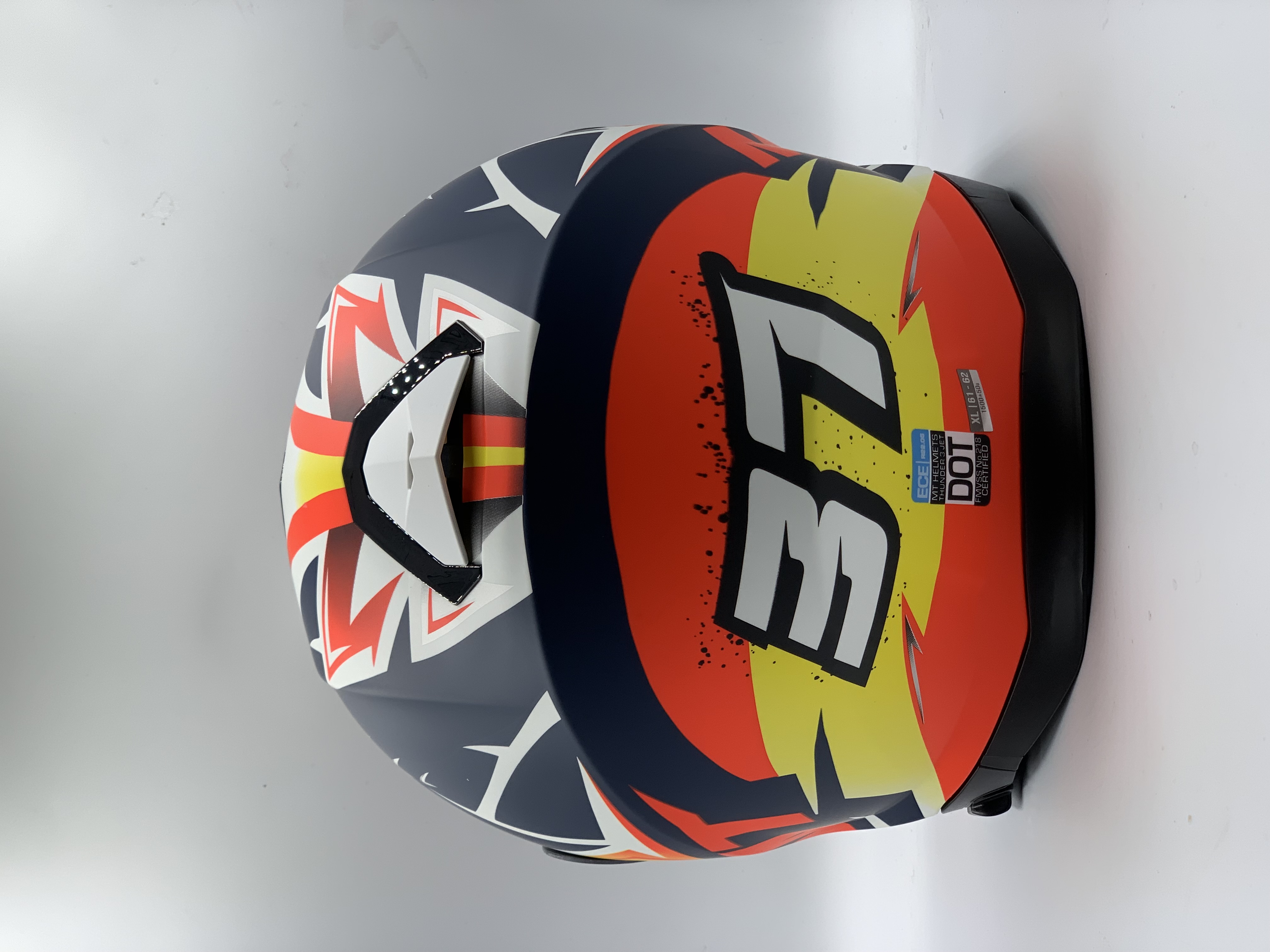MT Helmet SV Jet Acosta A37 Matt Blue Open Face