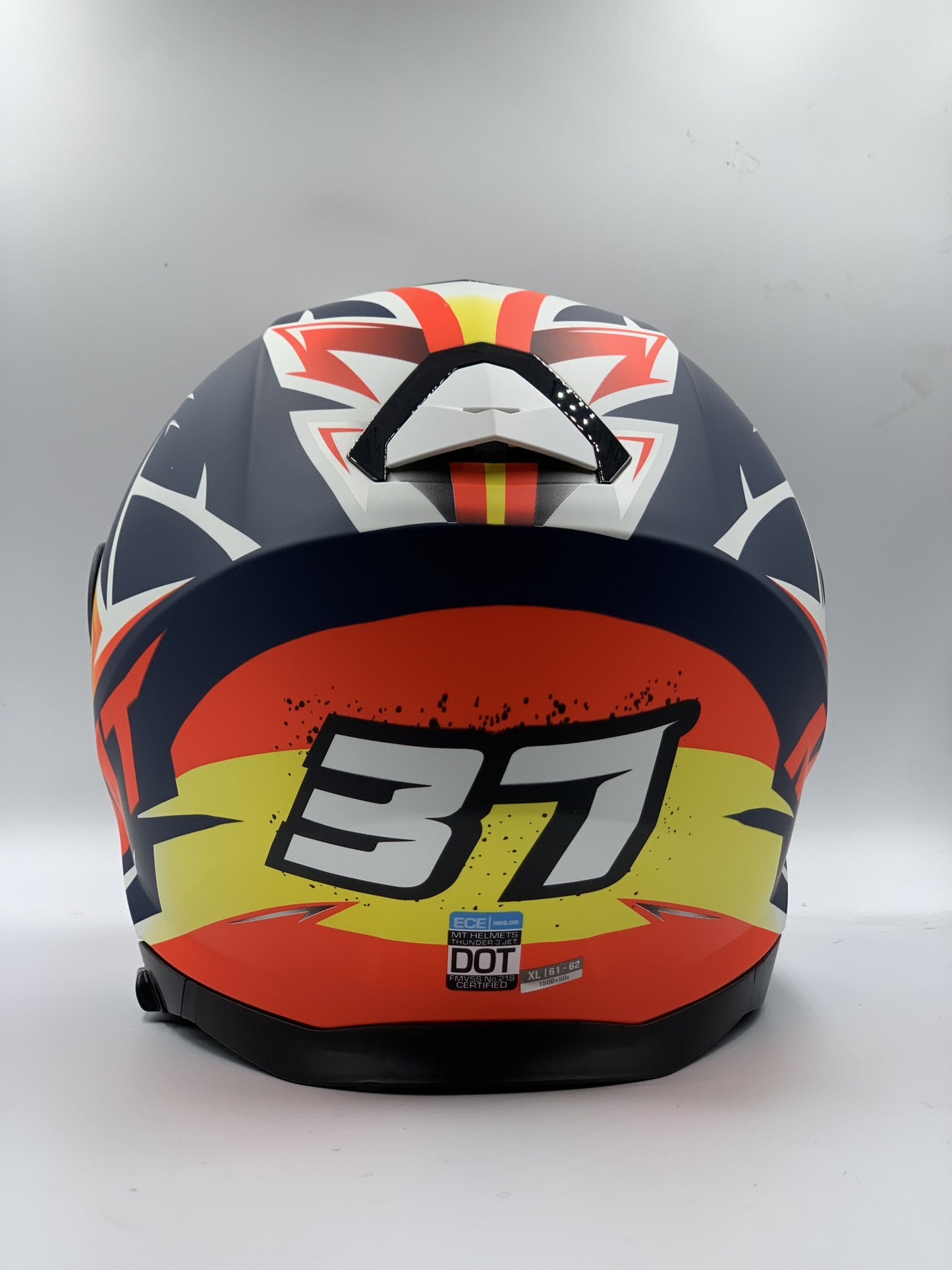 MT Helmet SV Jet Acosta A37 Matt Blue Open Face