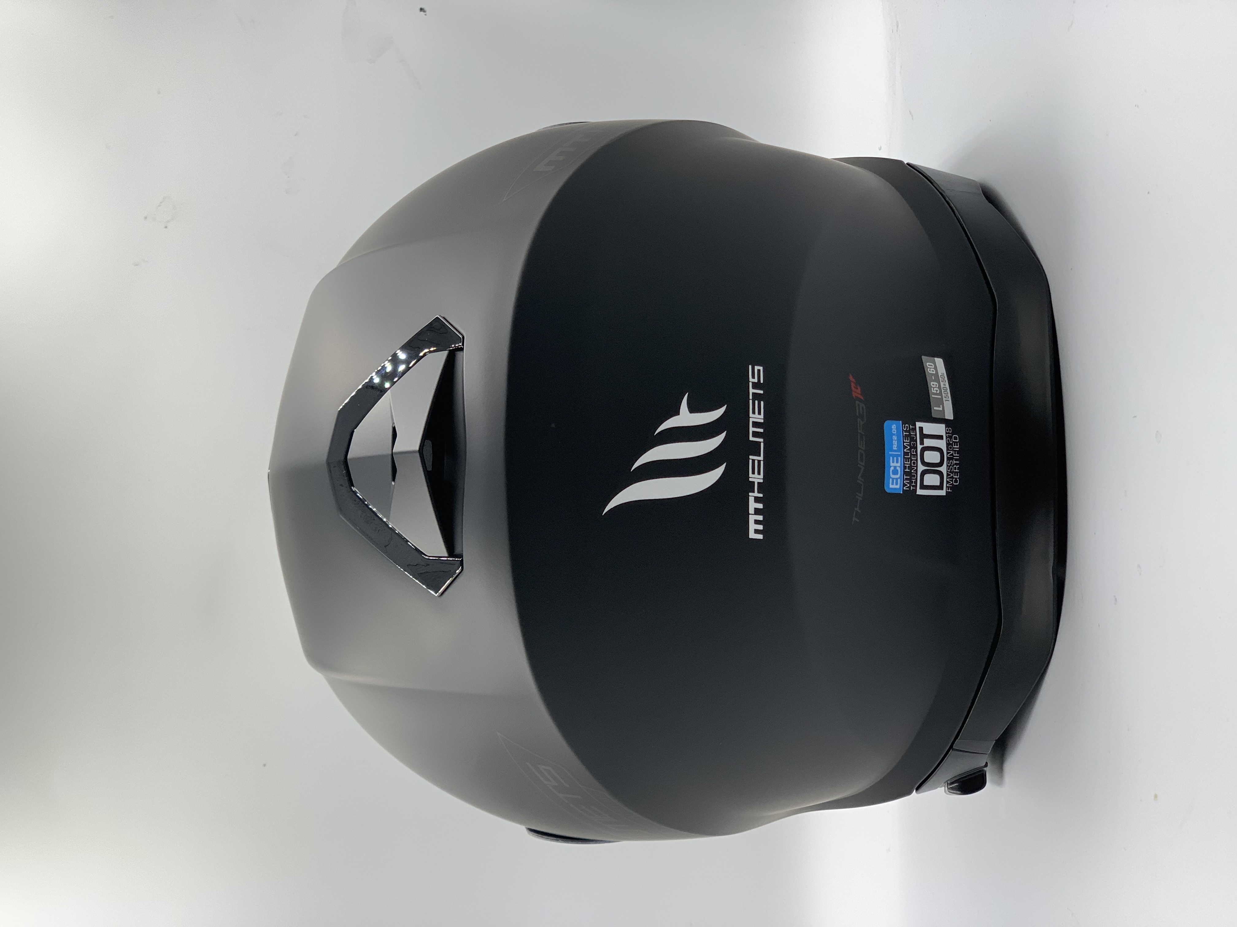 MT Helmet Thunder 3 SV Jet Solid Colour Open Face