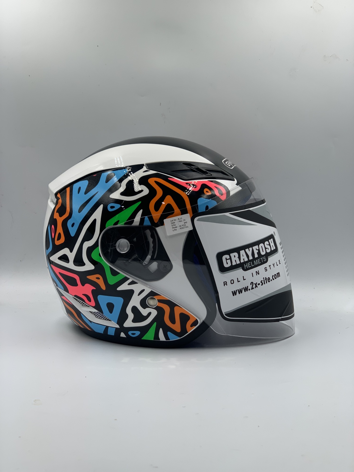 GRAYFOSH G6 Kids Helmet Open Face