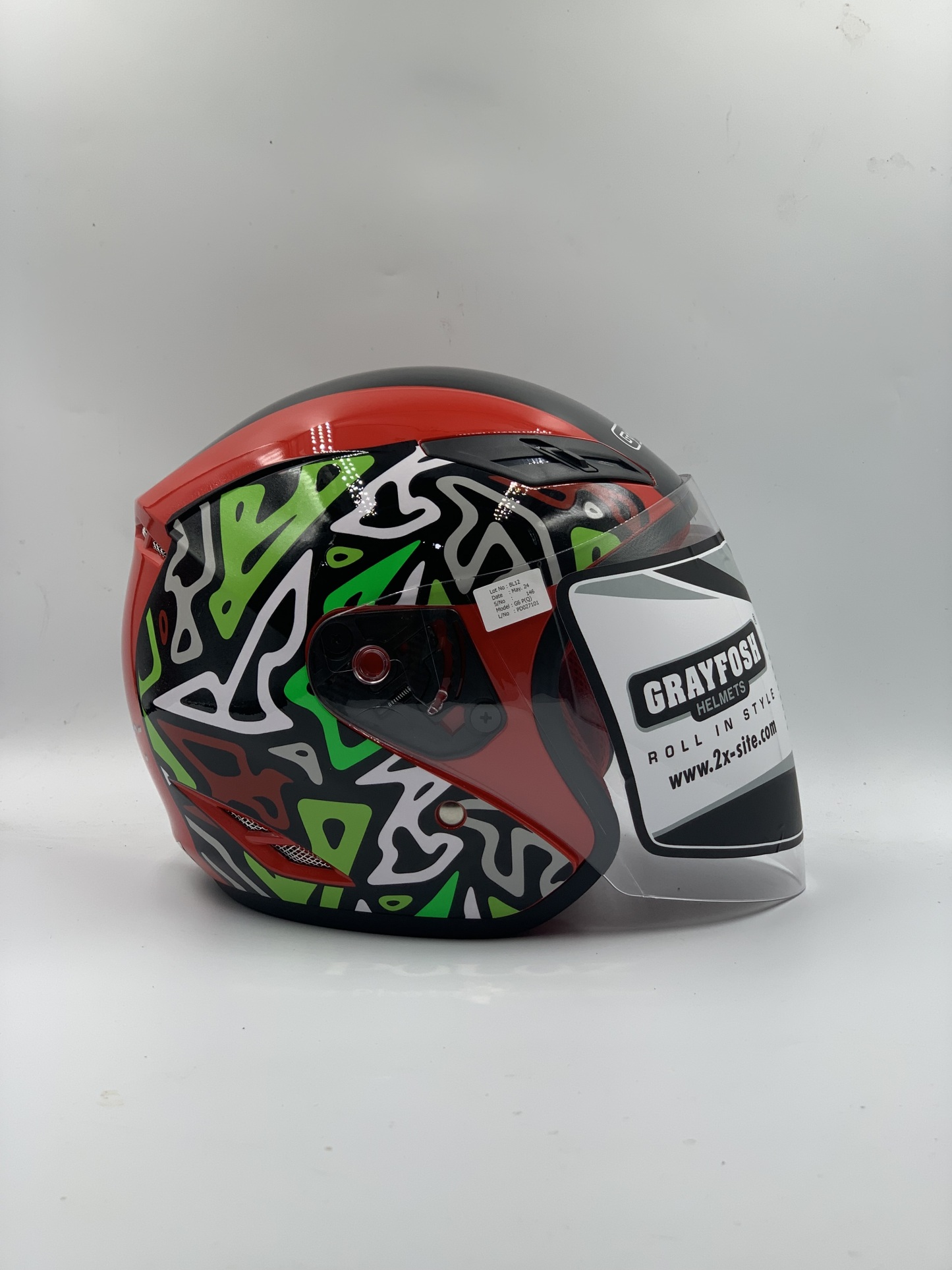 GRAYFOSH G6 Kids Helmet Open Face