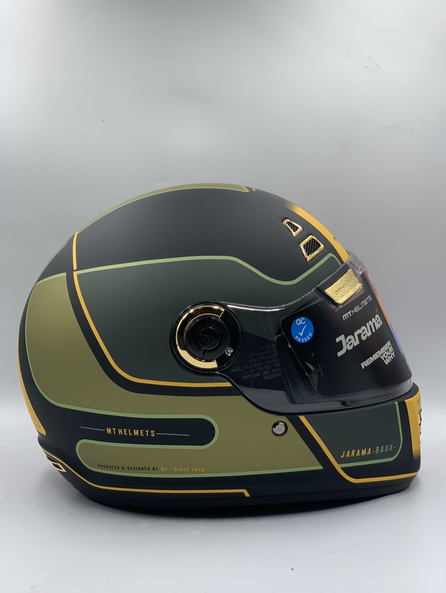 MT Helmet Jarama Baux B6 Matt Green Full Face