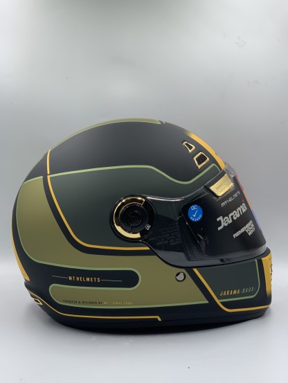 MT Helmet Jarama Baux B6 Matt Green Full Face