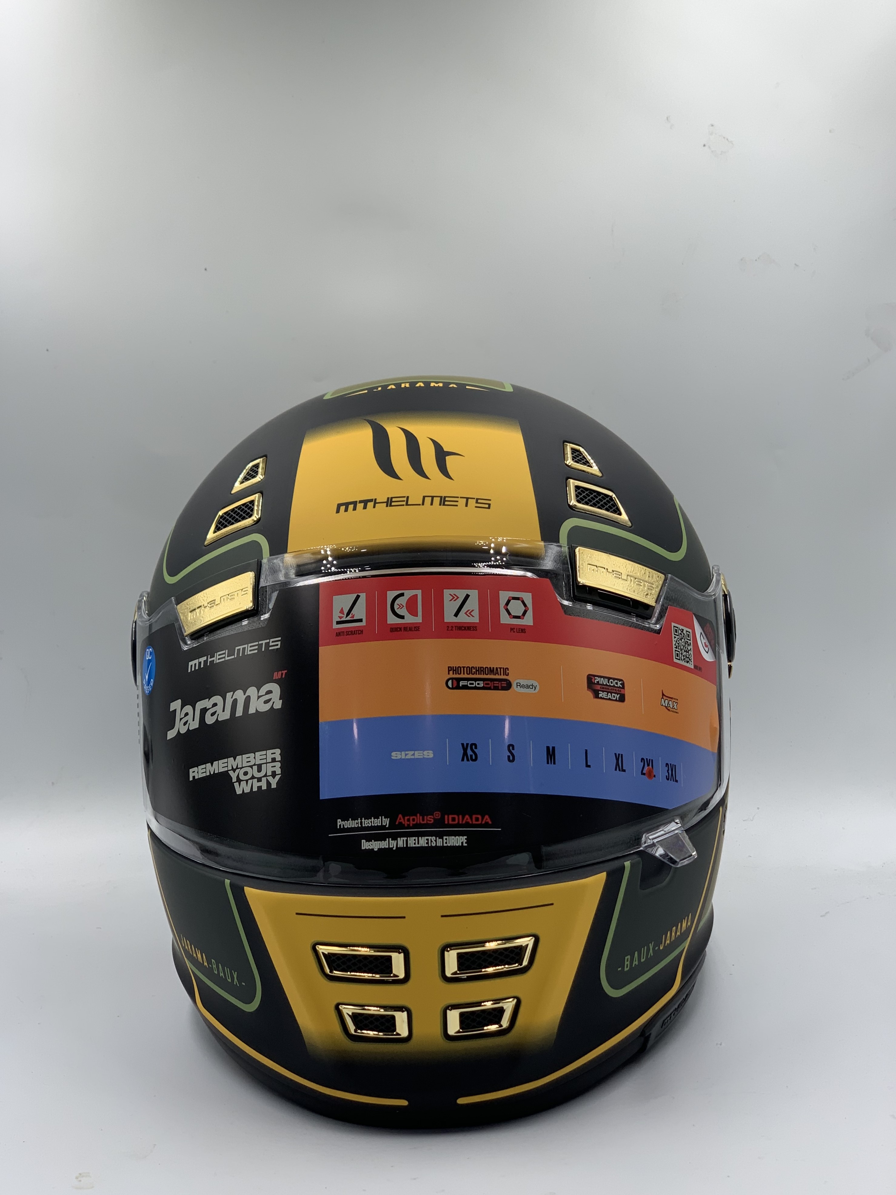 MT Helmet Jarama Baux B6 Matt Green Full Face