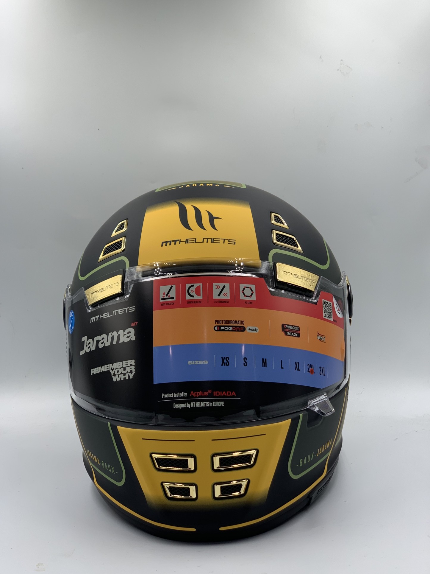 MT Helmet Jarama Baux B6 Matt Green Full Face