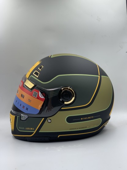 MT Helmet Jarama Baux B6 Matt Green Full Face