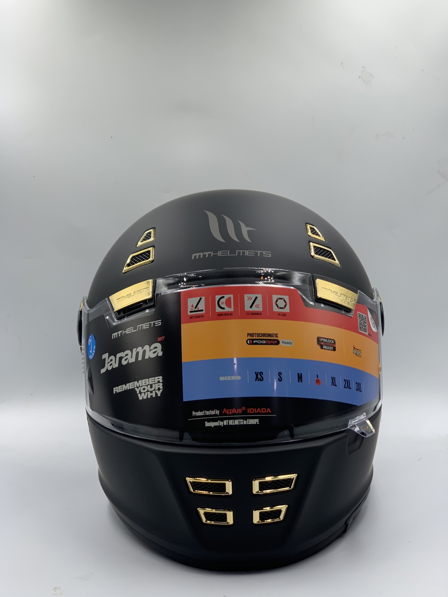 MT Helmet Jarama Solid A1 Matt Black Full Face