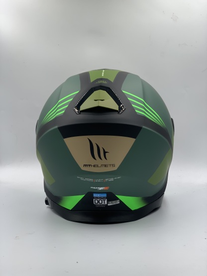 MT Helmet Thunder 3 SV Jet S Targate B6 Matt Green Open Face