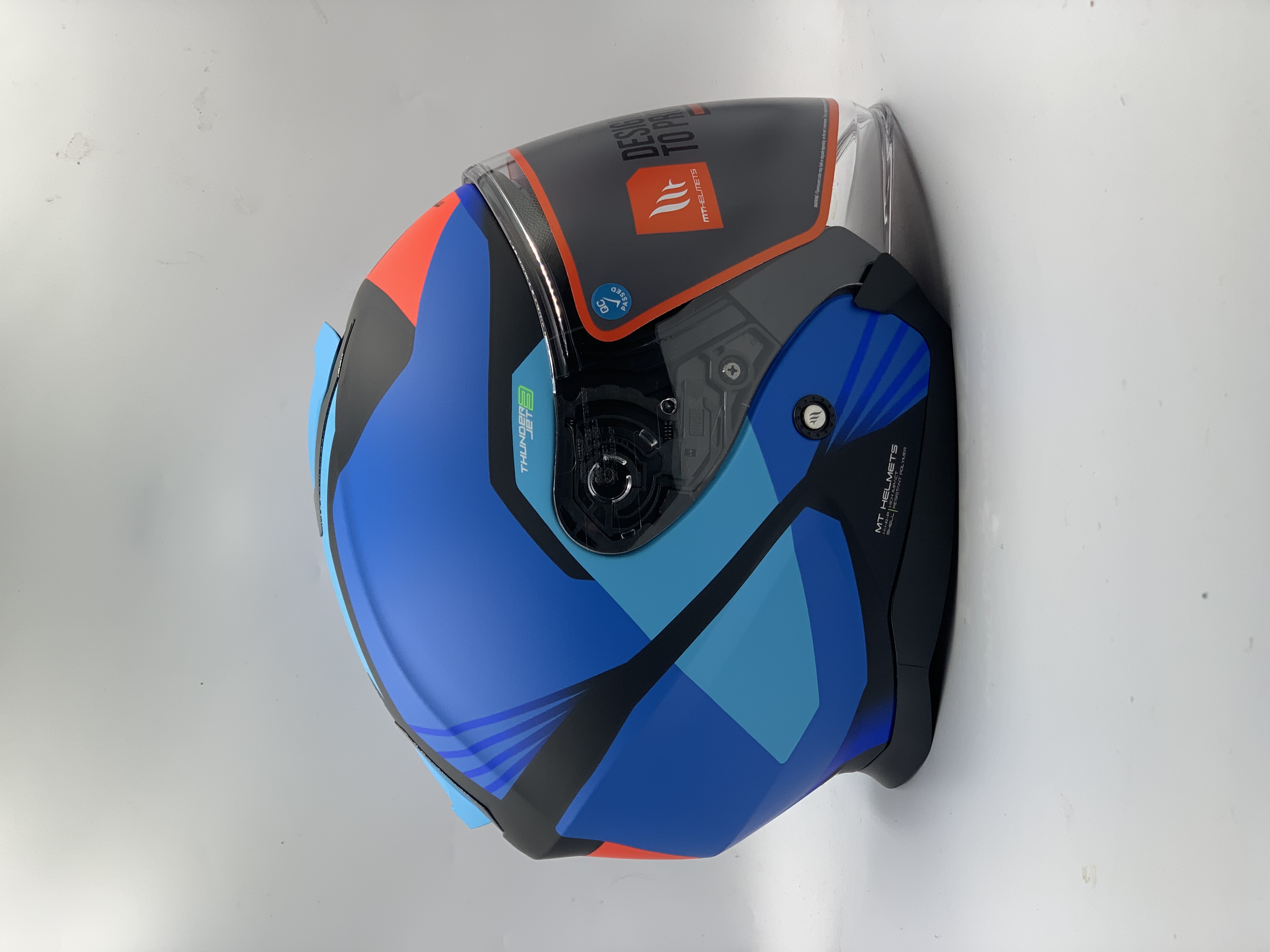 MT Helmet Thunder 3 SV Jet S Targate A7 Matt Blue Open Face