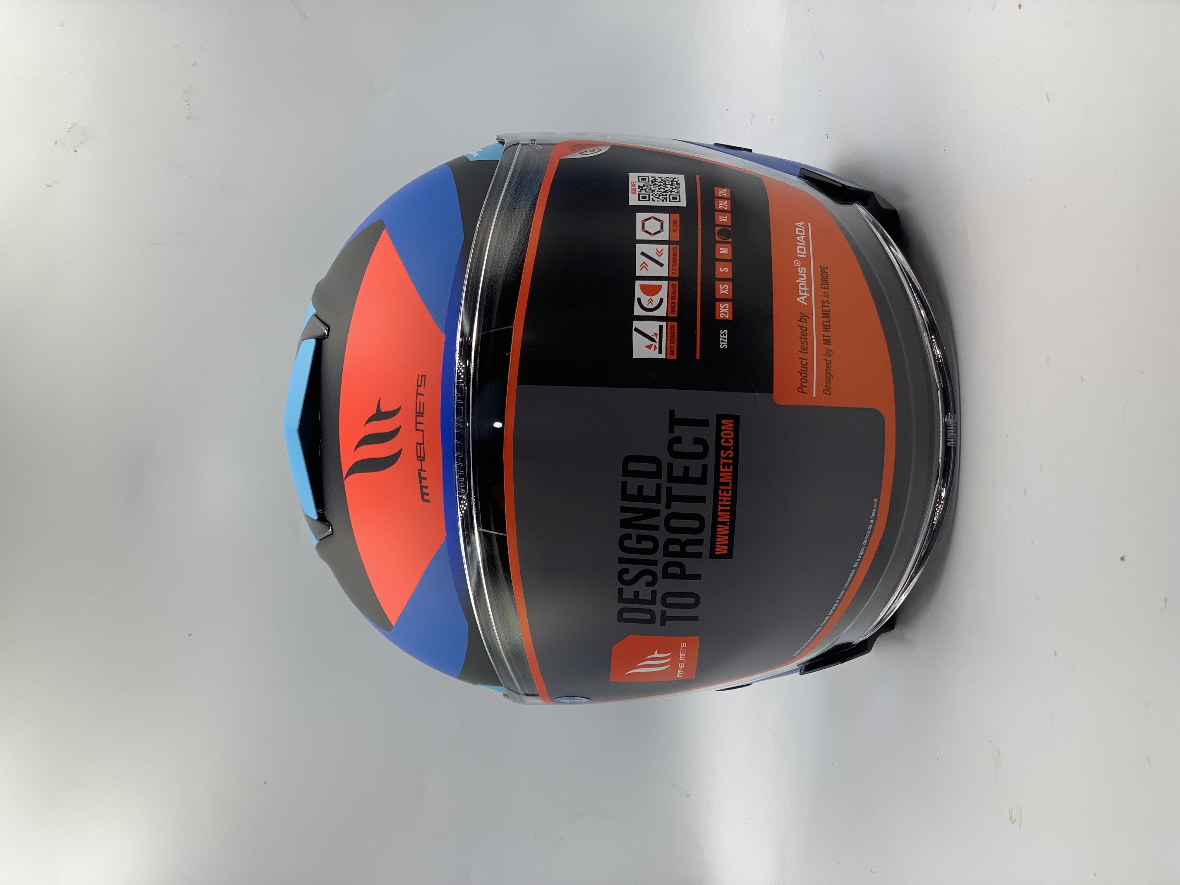 MT Helmet Thunder 3 SV Jet S Targate A7 Matt Blue Open Face