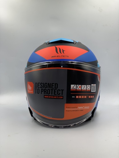 MT Helmet Thunder 3 SV Jet S Targate A7 Matt Blue Open Face