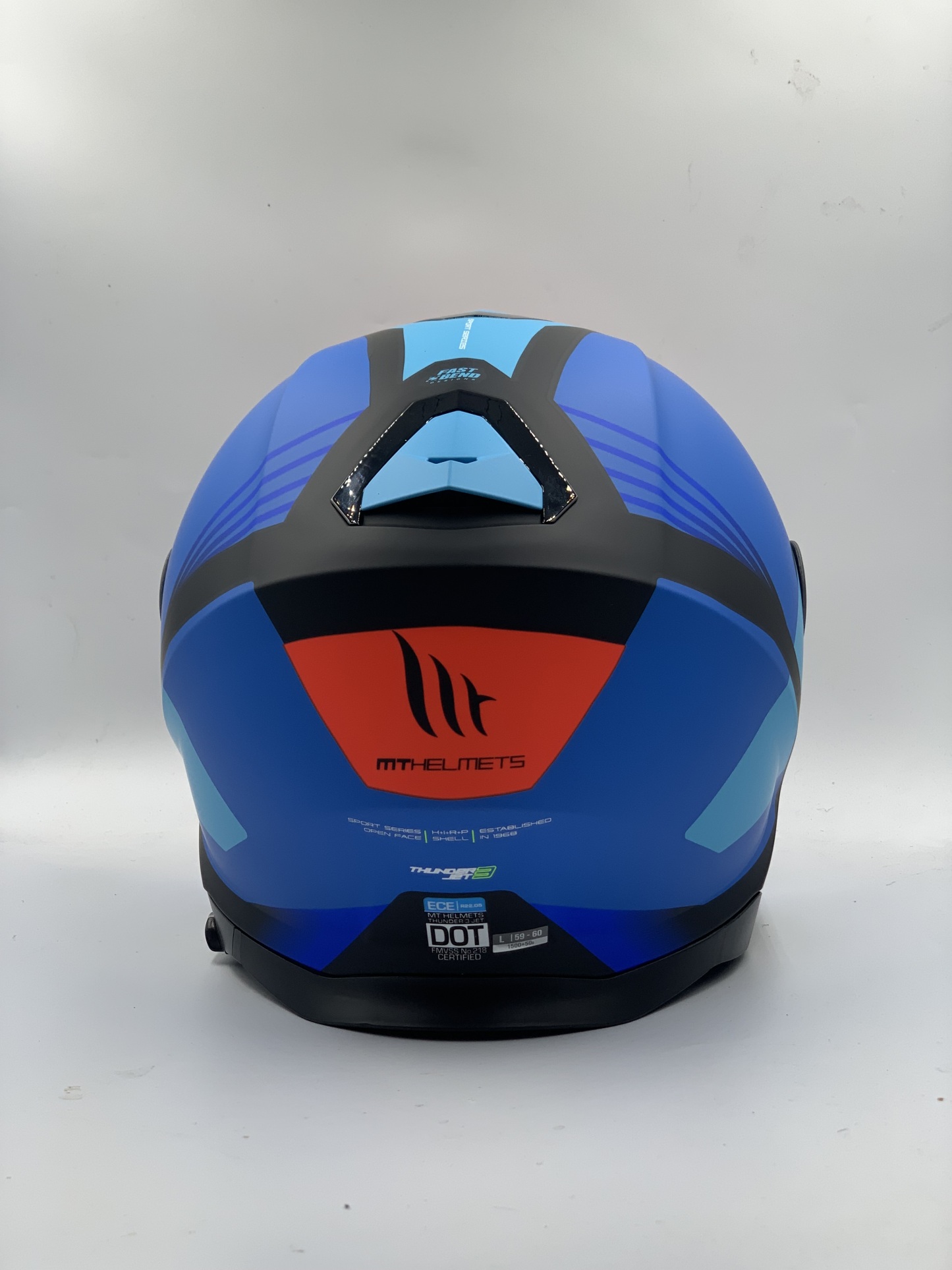 MT Helmet Thunder 3 SV Jet S Targate A7 Matt Blue Open Face