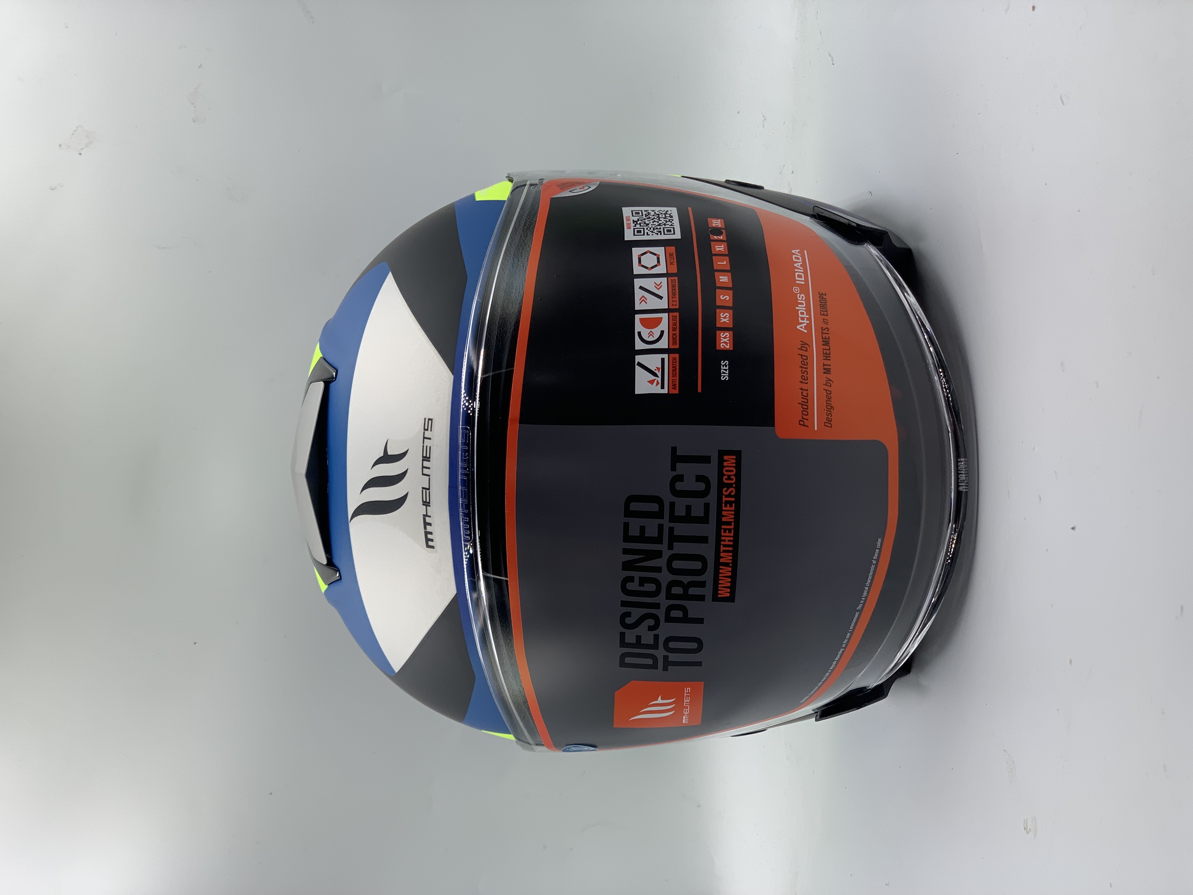 MT Helmet Thunder 3 SV Jet S Targate B3 Matt Flour Yellow Open Face