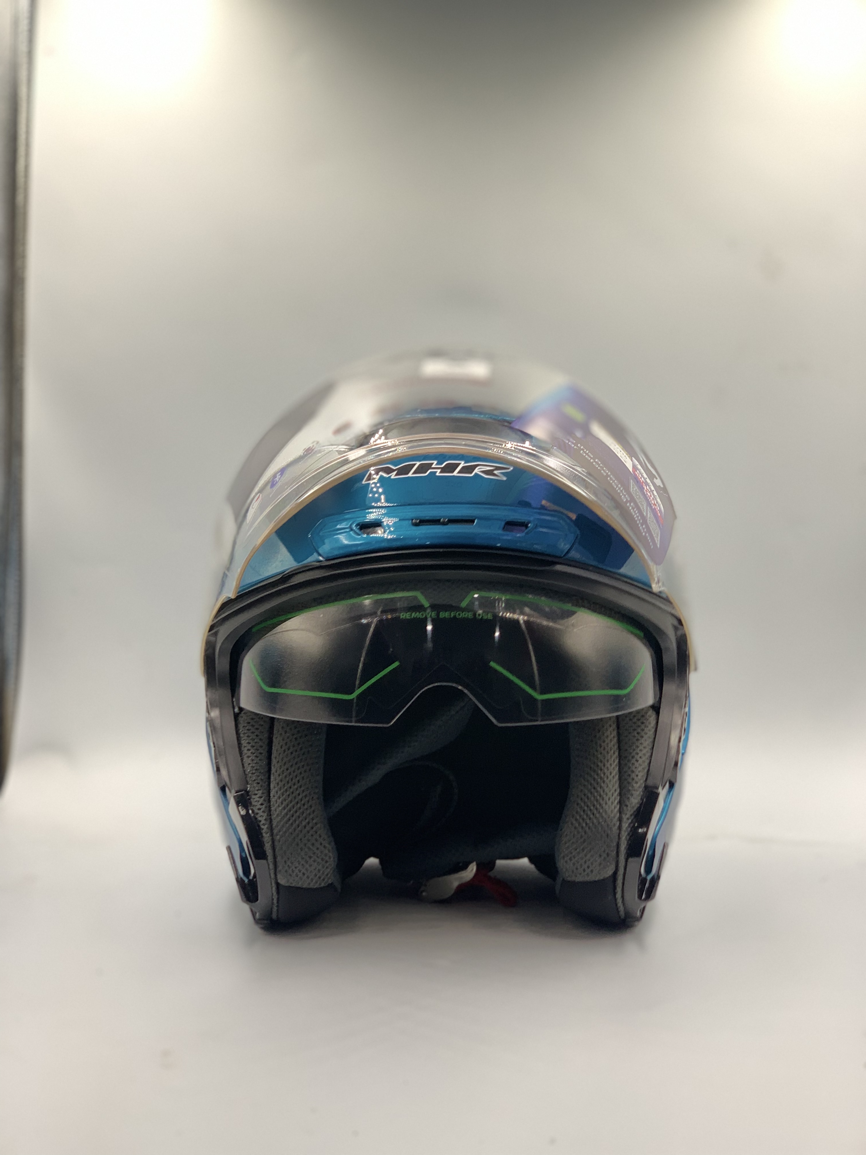 MHR NV Force Dual Visor Plain Solid Colour (SIRIM)