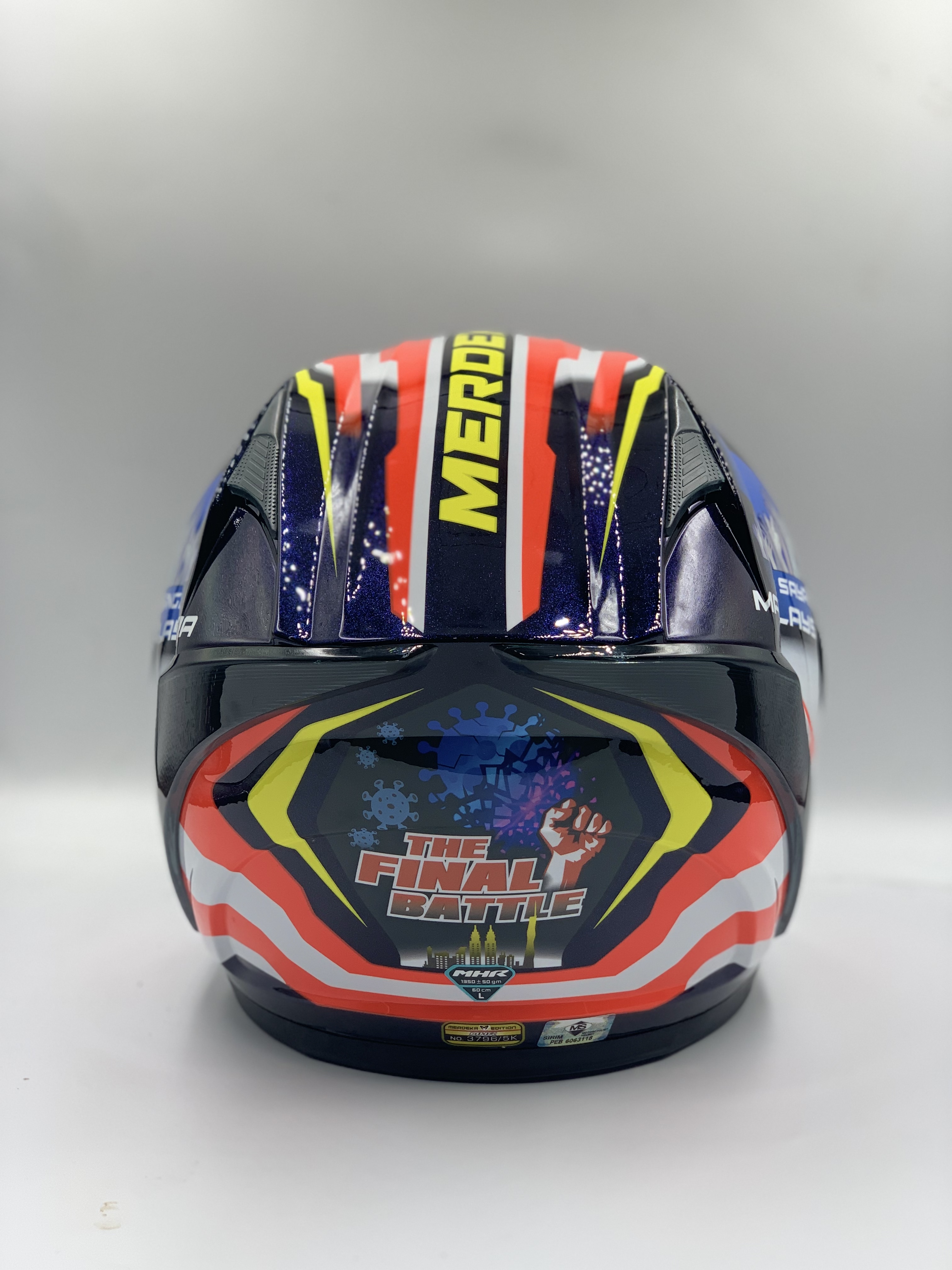 MHR HELMET Beatz Open Face Merdeka Limited Edition (SIRIM)