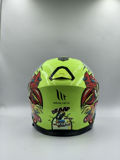 MT Helmet Thunder 3 SV Jet Braap A3 Gloss Flour Yellow (ECE CERTIFIED)