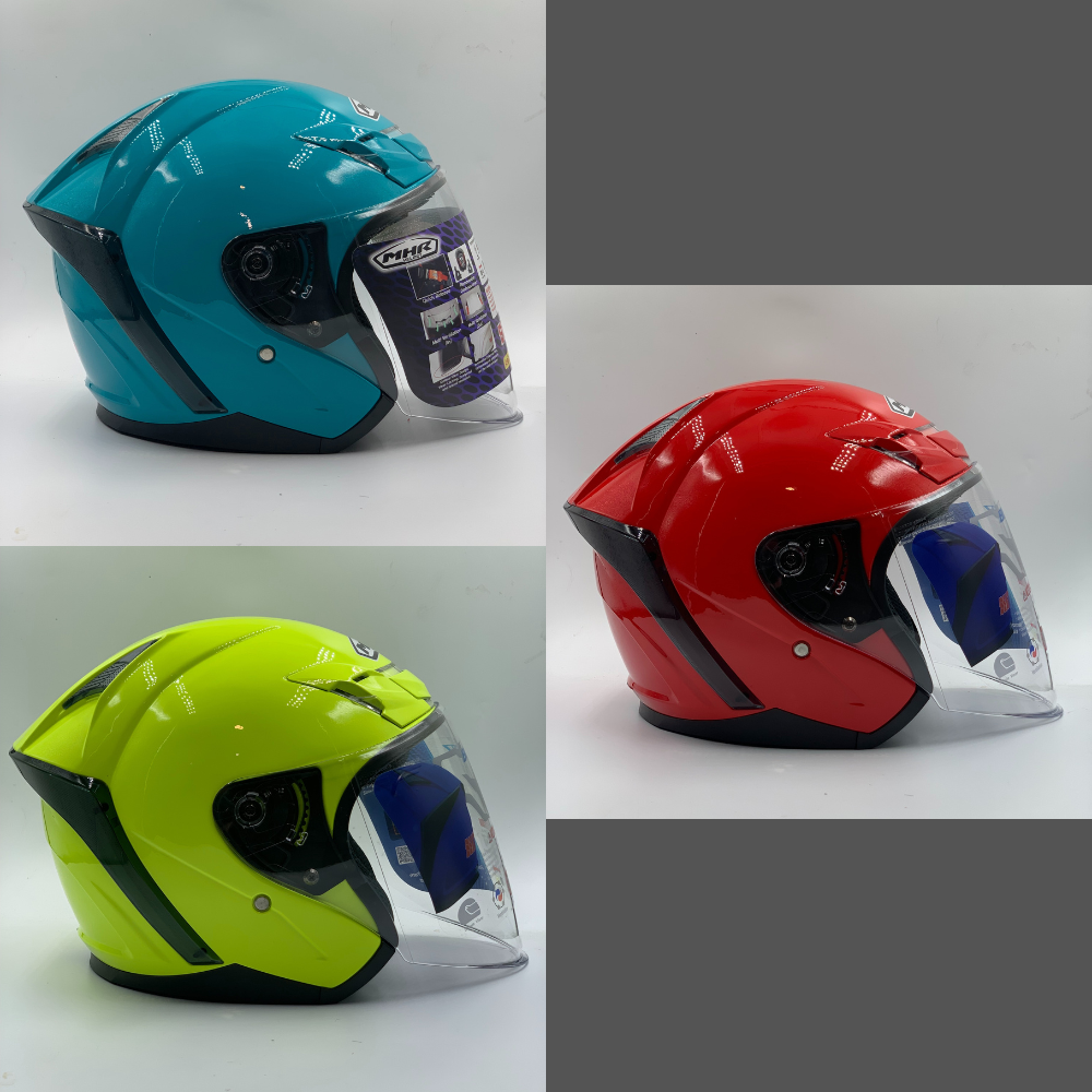 MHR Helmet Solid Color Open Face