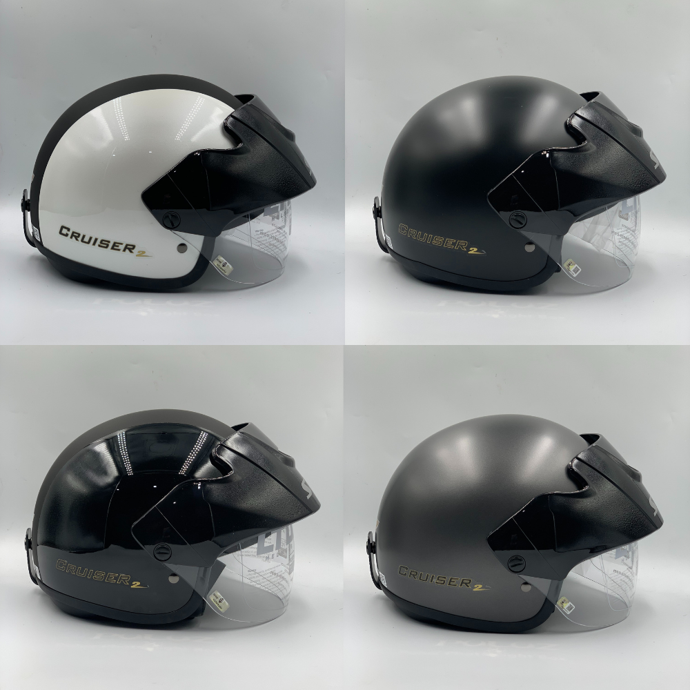 SGV Cruiser Visorex Helmet Open Face
