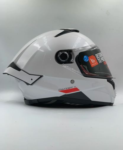 MT Helmet Thunder 4 SV Solid A0 Gloss White Full Face