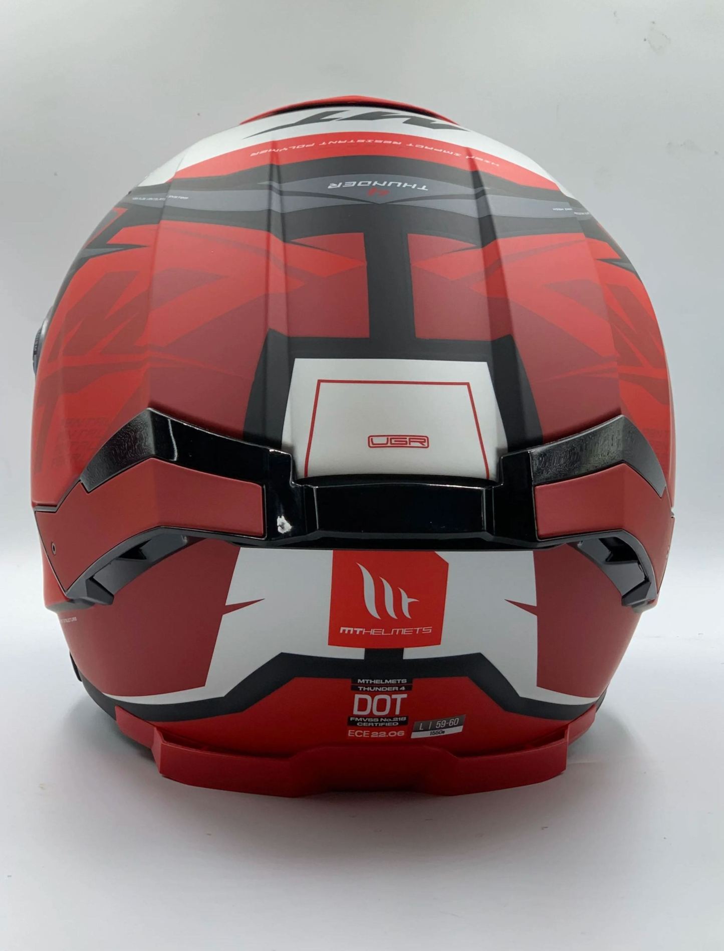 MT Helmet Thunder 4 SV Pental B5 Matt Red Full Face