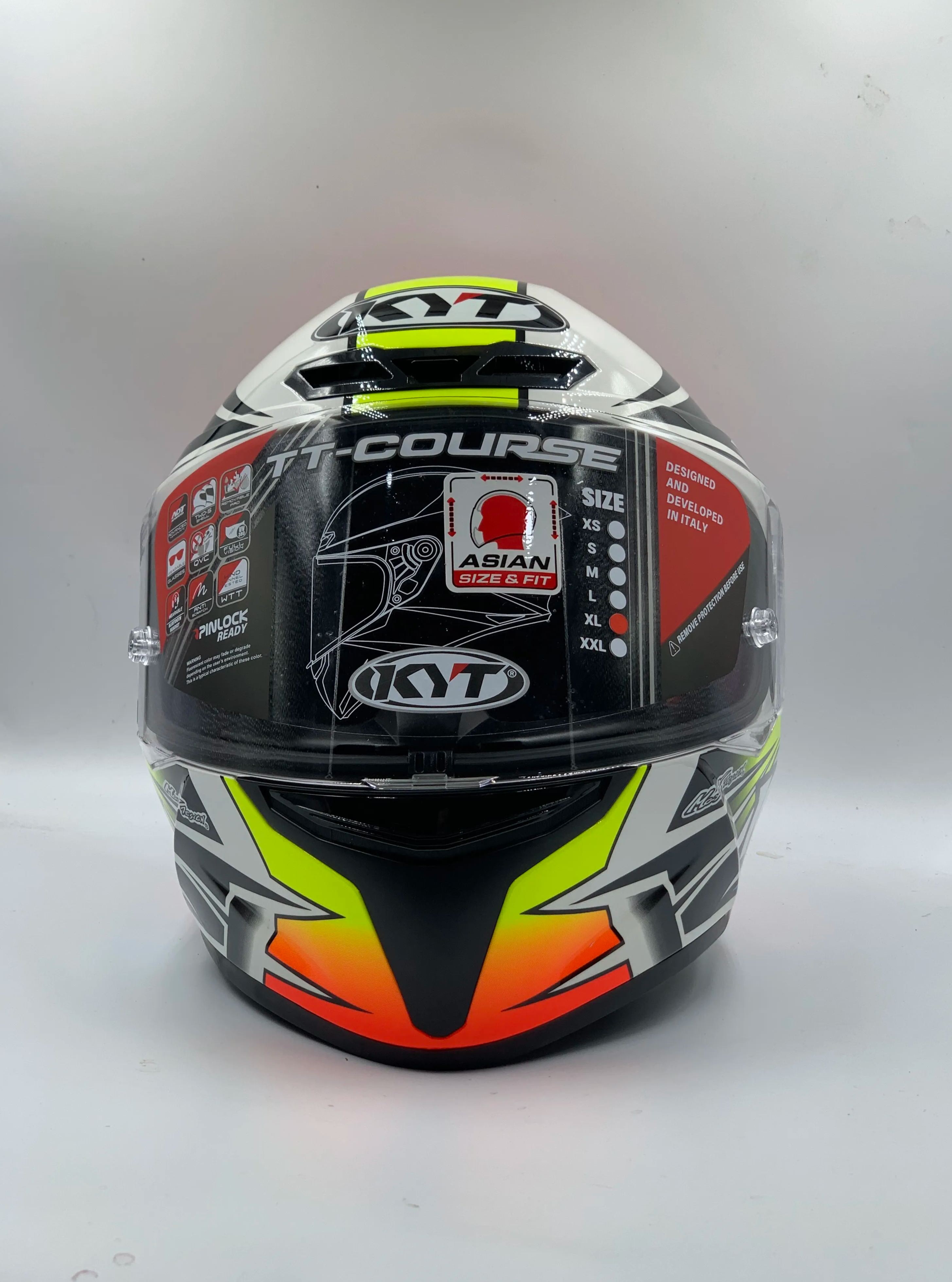 KYT Helmet TT-Course Kasma Daniel Radiance Full Face