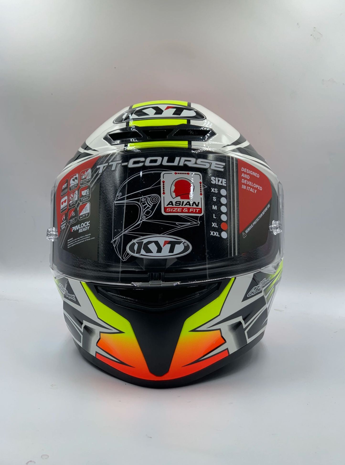 KYT Helmet TT-Course Kasma Daniel Radiance Full Face