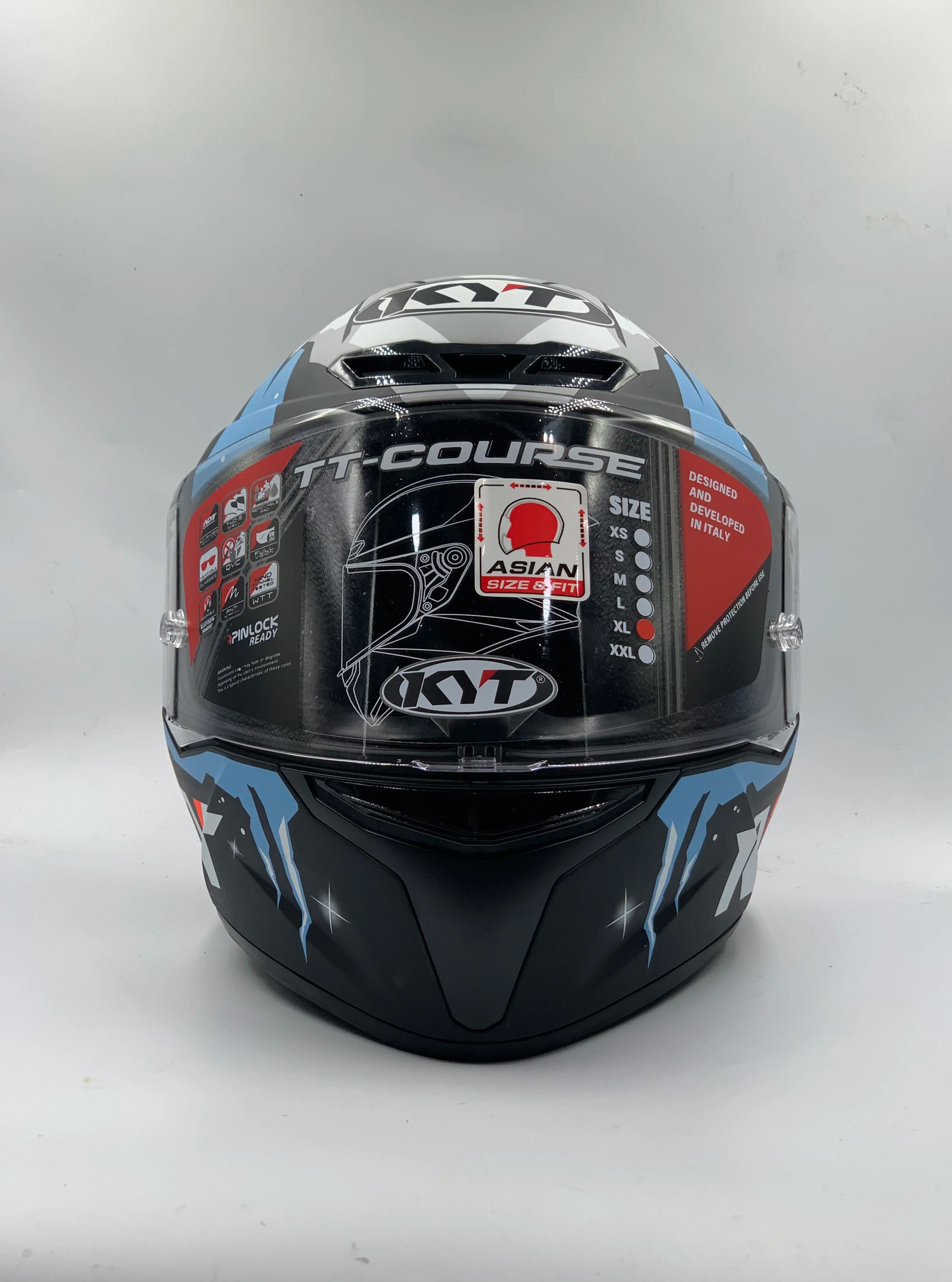 KYT Helmet TT-COURSE Masia Winter Test Full Face