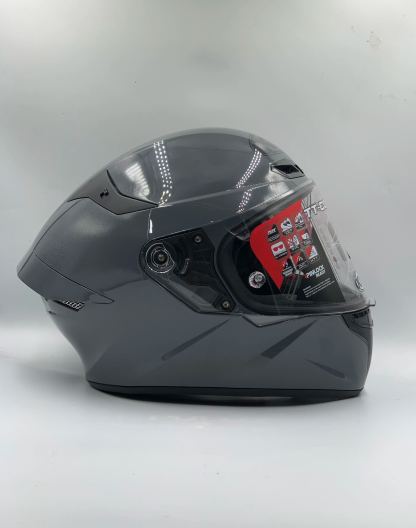 KYT Helmet TT-Course Plain Grl Grey Full Face