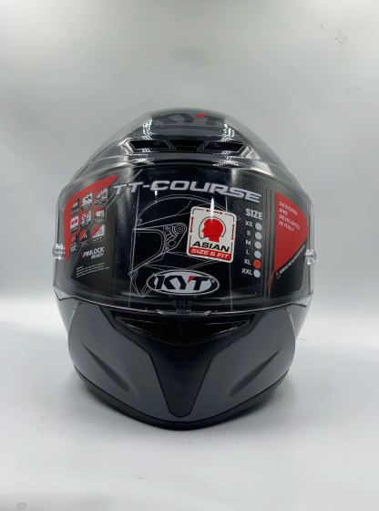 KYT Helmet TT-Course Plain Grl Grey Full Face