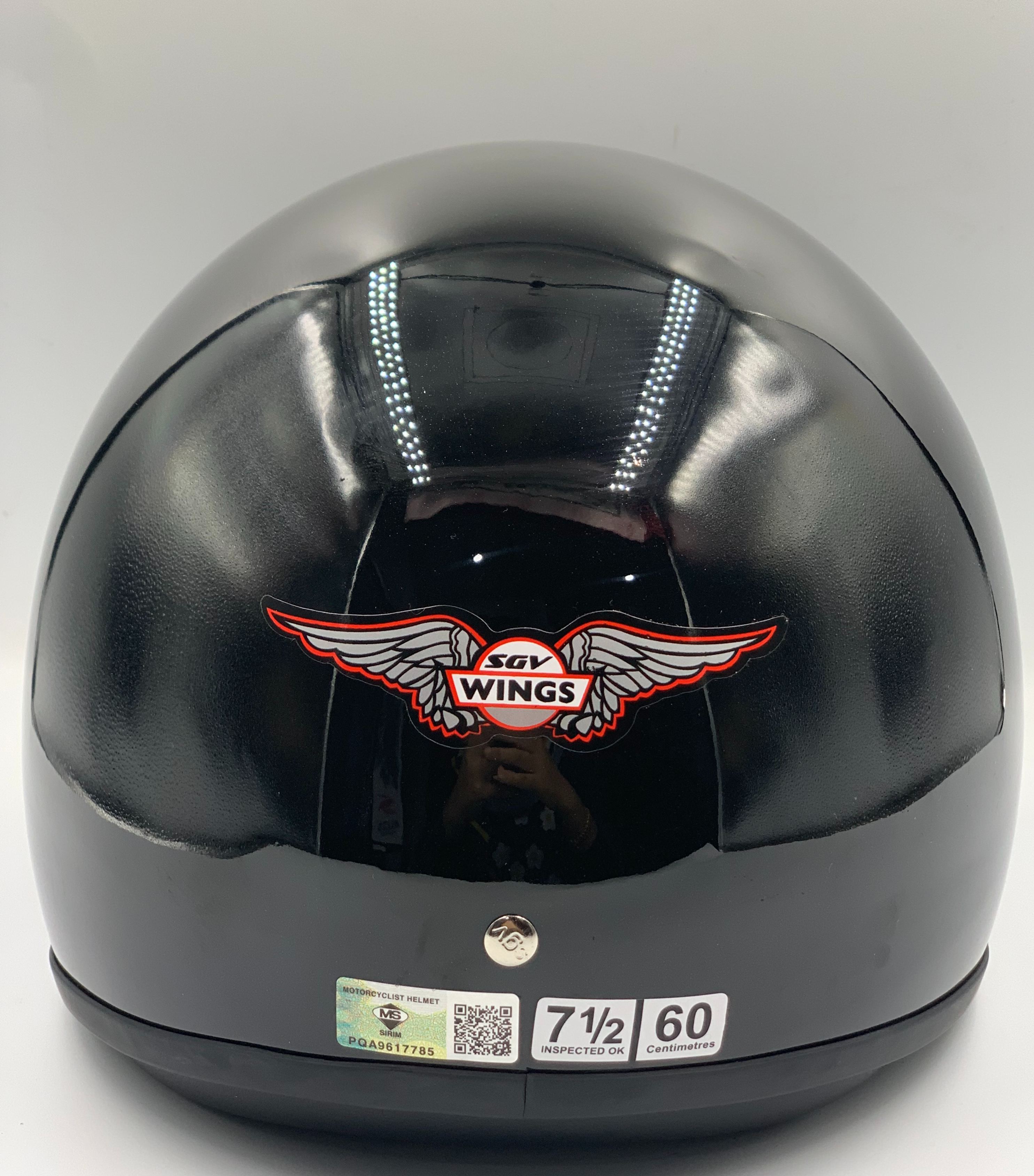 SGV Wing Helmet Half Open Face