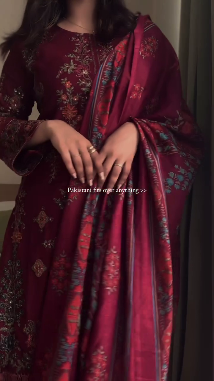 Royal Embroidered Jacquard Salwar Suit – A Classic Choice for Stylish Women