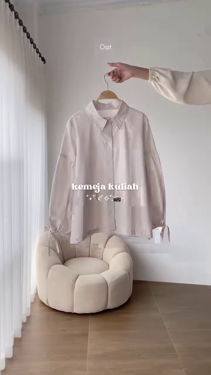 Latte Oversized Shirt – Elegant & Minimalist