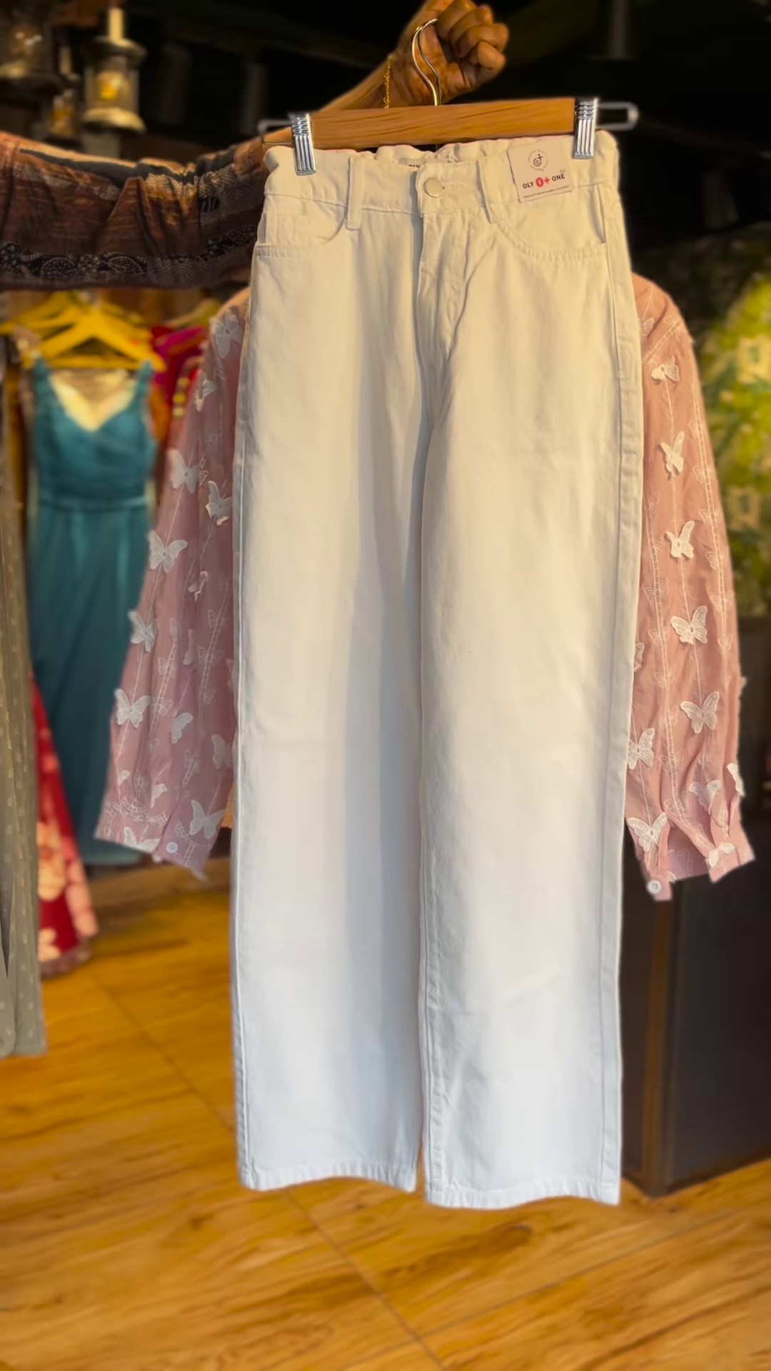 Blush Pink Butterfly Lace Jacket Co-ord Set – Elegant & Dreamy