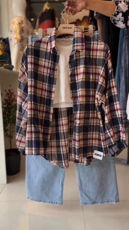 🍂 Casual Plaid Shirt – A Wardrobe Must-Have! 🍂