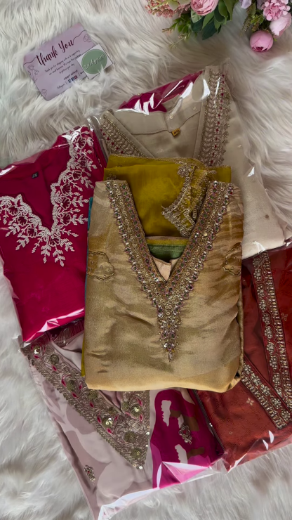 Elegant Embroidered Suit Collection – Timeless Ethnic Wear