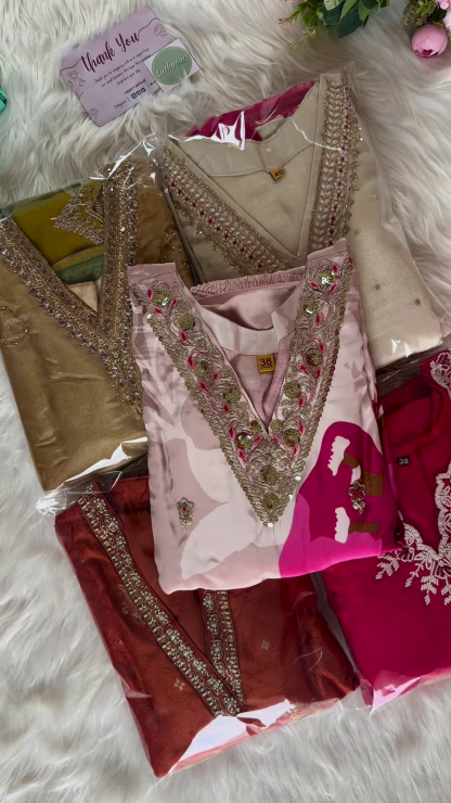 Elegant Embroidered Suit Collection – Timeless Ethnic Wear