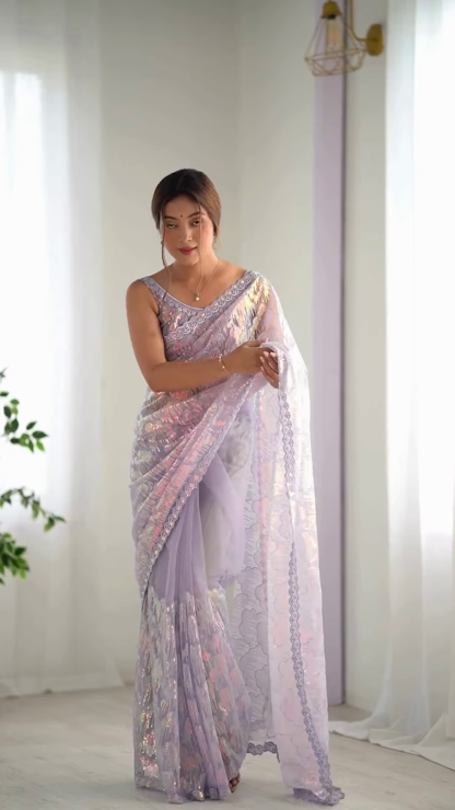 Lavender Dream – A Saree of Ethereal Beauty