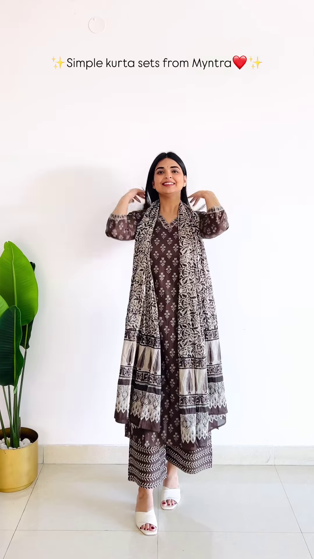 Elegant Brown Kurta Set for a Graceful Look