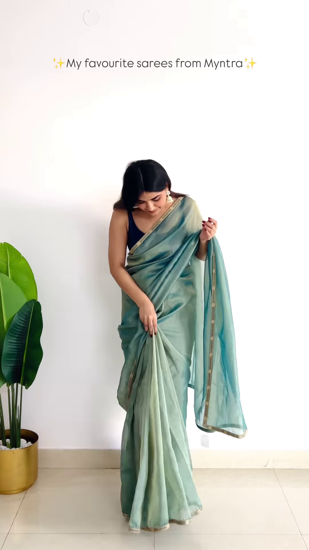 💙✨ Elegance in Every Drape – My Favorite Saree Picks ✨💙