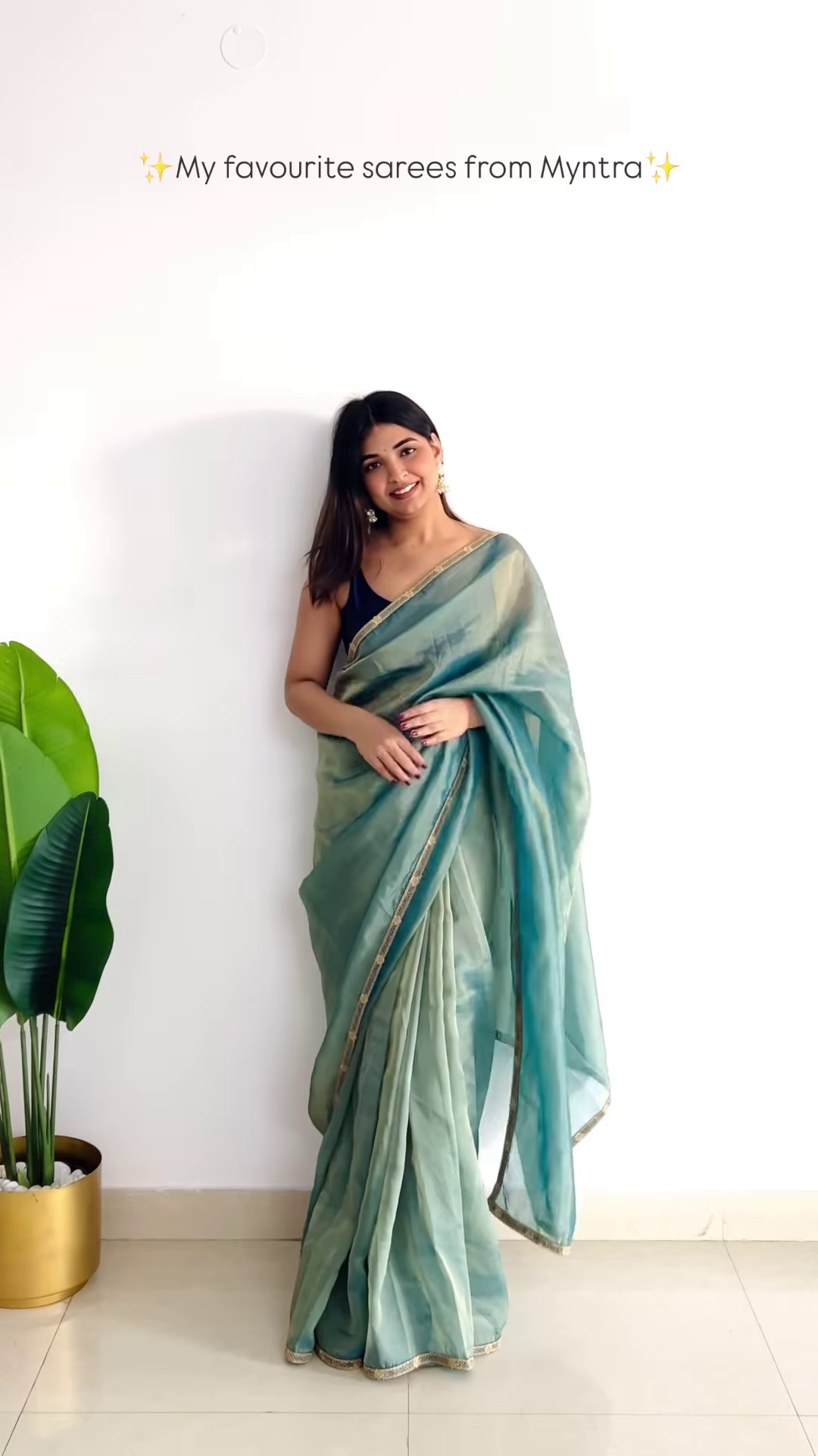 💙✨ Elegance in Every Drape – My Favorite Saree Picks ✨💙