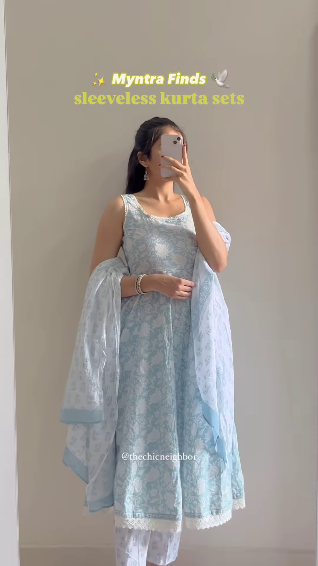 🌸✨ Breezy & Chic Sleeveless Kurta Sets ✨🌸