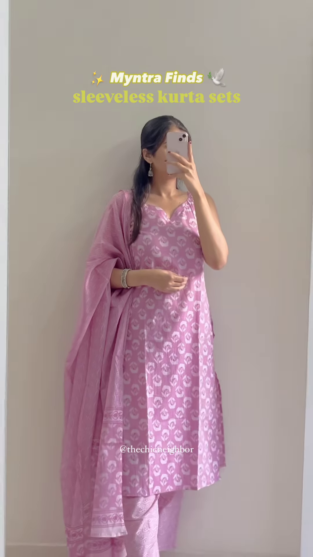 🌸✨ Breezy & Chic Sleeveless Kurta Sets ✨🌸