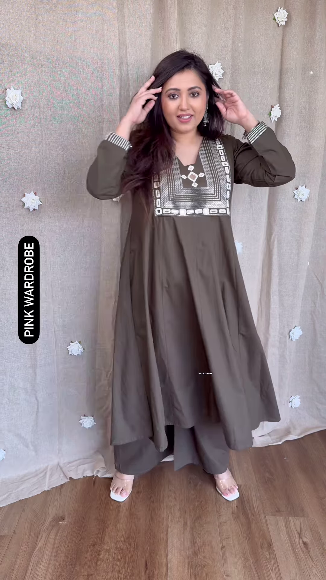🌈 Enchanting Mirror Work Anarkali – A Play of Colors & Grace 🌈
